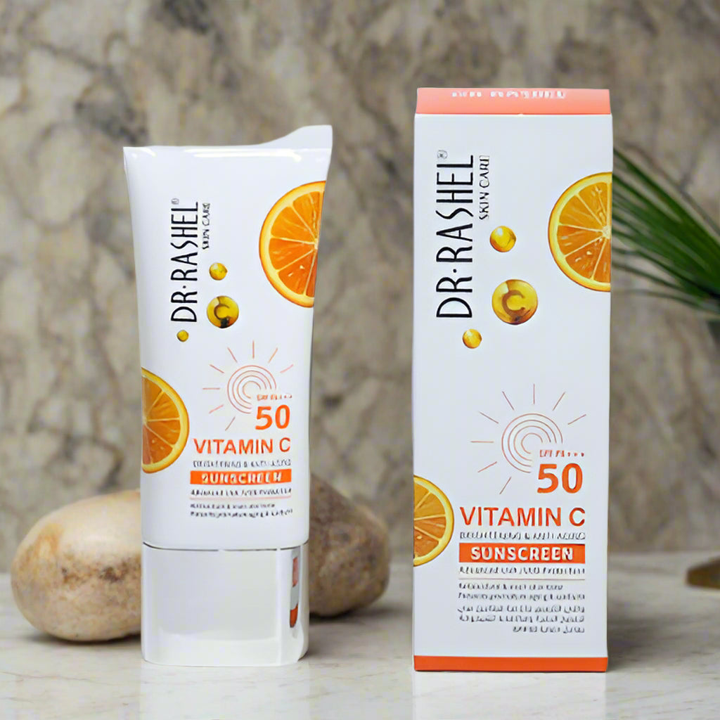 Dr Rashel Vitamin C Brightening & Anti Aging Suncream Sunscreen SPF50 - 50GM
