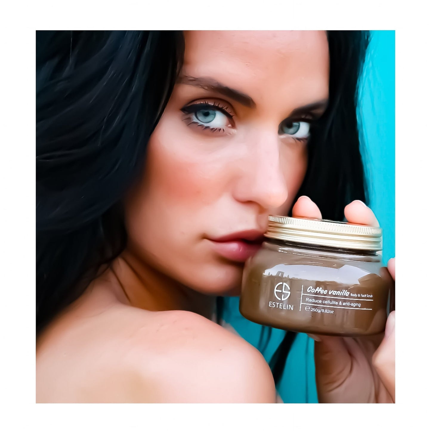 Estelin Coffee Vanilla Body and Face Scrub