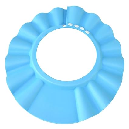 Soft Adjustable Baby Shower Cap - Head Visor for Washing Hair, Bathing Protection - Bath Cap for Toddler, Kids, Children