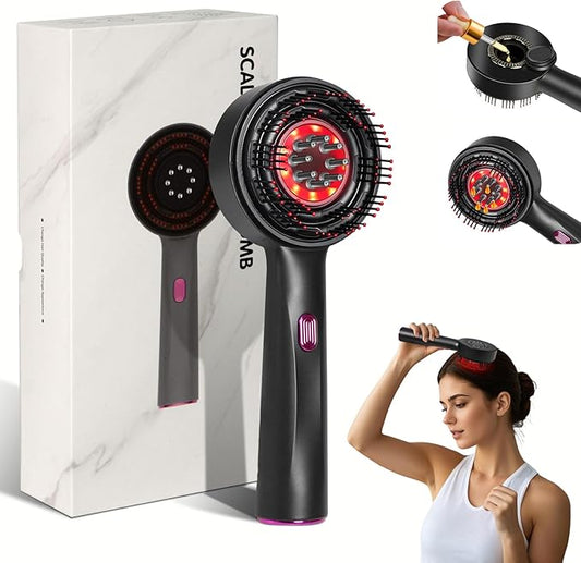 𝗠𝘂𝗹𝘁𝗶𝗳𝘂𝗻𝗰𝘁𝗶𝗼𝗻𝗮𝗹 𝗦𝗰𝗮𝗹𝗽 𝗠𝗮𝘀𝘀𝗮𝗴𝗲𝗿 3 𝗶𝗻 1 – 𝗪𝗶𝘁𝗵 𝗟𝗘𝗗 𝗟𝗶𝗴𝗵𝘁 & 𝗢𝗶𝗹𝗶𝗻𝗴 𝗙𝘂𝗻𝗰𝘁𝗶𝗼𝗻